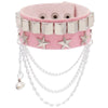 Cool Gothic PU Leather Studded Bracelet Adjustable Punk Goth Cuff Spike Bracelet Gothic Rivet Wristband for Men Women - Image 16