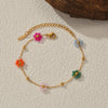 Colorful Artificial Crystal Jewelry Set with Flower Heart and Sun Motifs - Image 16
