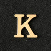 26 English Letter Brooches Gold Color Metal Letter Suit Shirt Collar Lapel Pin Simple Badge Jewelry Clothing Accessories - Image 18