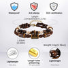 Vintage Skull Coconut Shell Wooden Bead Double-layer Leather Anklet for Men Adjustable Ankle Bracelet Summer Beach Jewelry - Image 6
