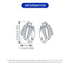 Openwork Leaf Pattern Hoop Earrings with Sculpted Detail - Image 76