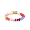 Colorful Stone Beads Chain Bohemia Stainless Steel Gold Color Metal Bracelets Jewelry Gift for Women - Image 17