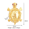 Shining Moon Star Sun Tellurion Celestial Compass Charm Pendant Gold Colour, Jewelry Necklace Bracelet Making Supply - Image 13