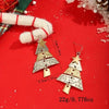 Vintage Metal Christmas Tree Long Drop Earrings for Women Female Holiday Party Jewelry Acccessories Christmas Gift - Image 5
