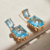 1 Pair and Minimalist Style Inlaid with Cubic Zirconia Drop Hook Earrings Jewelry Gift - Image 6