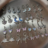 Mini Cartoon Moon Star drop Multiple Styles Little Geometry Earrings For Women Girl Jewelry Gifts - Image 1