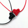 Braided Heart Rope Bracelet Adjustable in Many Colors - Image 54