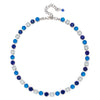 8mm Cubic Zirconia Necklace For Women Round Shape Crsytal Claw Setting Colorful Zircon Chokers Beads Neck Jewelry - Image 11