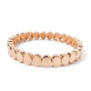 6x8mm Enamel Crystal Bracelets For Women Gold Color Zirconia Rhombus Bead Elastic Bangle - Image 32