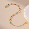 Elegant Gold Plated Colorful Rhinestone Beads Bracelet for Women Bracelets Party Jewelry Gifts - Image 5