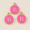 10pcs Rose Red Color Cute Double Sided Mini Alphabet 26 Letters Charm Pendants for Name Jewelry Necklace Bracelet Earring - Image 5