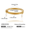 Ball Pendant Earrings Stainless Steel Gold Plated Jewelry Gift Ring Hoop Earrings For Women - Image 25