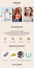 Stainless Steel Chunky Dome Rings for Women, Geometric Ring Gold Plated Aesthetic Jewelry - Image 22