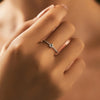 Bezel Setting Ring Silver Beads Stackable Finger Rings For Women Lab Diamond Jewelry - Image 2