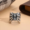 Buyee Silver Big Ring Finger for Woman Men Personality Animal Rock Punk Jewelry Circle - Image 3