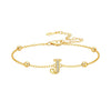 Silver Zircon Gold 26 Letter Bracelets For Woman Simple Jewelry Wedding Party GiftS Jewelry A - Image 13