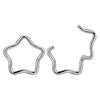 1PC Titanium Star Daith Earring Conch Helix Septum Piercing Clicker Segment Nose Ring Helix Rook Ear Piercings Women Jewelry 16G - Image 10