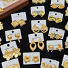10/20/30Pairs Stainless Steel Heart Flowers Starfish Earrings Set For Women Mix Style Simple Daily Party Gift Jewelry - Image 5