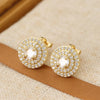 Zakol 6 Styles Sliver/Gold Color Shiny Cubic Zirconia Copper Ear Clips Geometric Square Heart Round CZ Stud Ear Accessories - Image 10