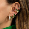 1PC Gold Plated Ear Cuff Earrings for Women Colorful C Shape Cube Zircon Earcuff Clip on Earring No Piercing Earring Jewelry - Image 3