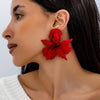 Oversized Geometric Earrings Pleated Earrings Earrings For Accessories Women Occasion - Image 4