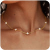 Silver/ Gold Plated Cubic Zirconia Necklaces for Women Necklace Choker Necklace Christmas Gift For Women - Image 1