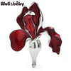Elegant Enamel Orchid Flower Brooches For Women Unisex 3-color Beautiful Plants Office Party Clothes Brooch Pins Gifts - Image 1