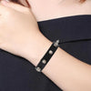 Spike Gothic Studded Bracelet Pu Leather Adjustable Black Wristband Rock Punk Cuff Bangle - Image 2