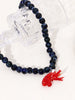 Glass Bead Necklace with Colorful Fish Pendant - Image 8
