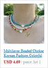 Polymer Clay Bead Necklace with Dog Motif and 37 cm Chain - Image 38