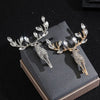 All Rhinestone Deer Brooch For Women Unisex Zircon Animal Brooches Dress Suit Decoration Pin Casual Banquet Gifts - Image 3