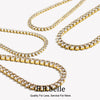 Gold Plated Shiny Marquise Oval Shape Zircon Crystal Tennis Chain Choker Necklaces Bracelets Jewelry Set For Woman - Image 1