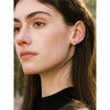 Shiny Cubic Zirconia Round Stud Earrings Stainless Steel Daily Jewelry Accessories - Image 3