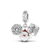 Silver Charms Santa Claus Reindeer Christmas Tree Snowman Elk Bead Fit Bracelet Necklace Jewelry - Image 10