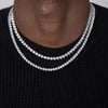 Hip Hop Acrylic Crystal Tennis Chain Necklace For Men Rock Choker Necklace For Women Party Jewelry Gift - Image 5