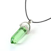 Hexagonal Column Quartz Necklaces Turquoises Pink Crystal Pendent Necklace For Women Chain Stone Choker Jewelry - Image 20