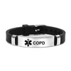 Stainless Steel Engravable Medical Alert Bracelets Diabetes Epilepsy Alzheimer's Allergy Women Men Silicone Bracelet Jewelry - Image 8