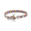 Charm Colorful Rope Chain Airplane Anchor Bracelets For Women Multilayer Braid Bracelet Men Jewelry Gifts - Image 3