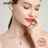 Silver Snowflake Necklaces Earrings Rings Gifts Jewelry - Image 5