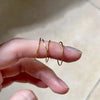 Stainless Steel Ring Set for Women Finger Accessory Jewelry Classic Wedding Engagement Gift - Image 2