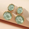 Creative Design Water ripple Resin Women's Earrings Summer Irregular Geometry Candy Color Earrings Jewelry - Image 11
