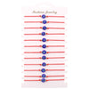 12pcs/Set Round Glass Evil Eye Red String Kabalah Bracelet Women Thread Hamsa Hand Macrame Simple Chic Jewelry Present - Image 12