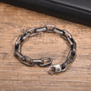 Chunky Chain Bracelets for Men,Silver Black Grey Gold Color Stainless Steel Chain Wristband,Stylish Gift for Son Dad - Image 6