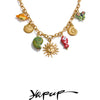 Ocean Style Ceramic Conch Fish Butterfly Sun Drop Y2K Handmade Necklace Women Stainless Steel Statement Jewelry - Image 1
