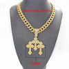 Iced Out Stacked Crosses Pendant Necklaces for Men With 13mm Cuban Chain Hip Hop Cross Rhinestone Jewelry pendant Gift - Image 8