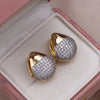 Ball-Detail Stud Earrings with Multiple Color and Finish Options - Image 14