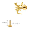Titanium 16G Scorpion Labret Stud Flatback Zodiac Earring Tragus Cartilage Helix Piercing Body Jewelry - Image 19