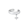 gold plated 1PC Crystal Ear Cuff Metal Ear Clip for Women Adjustable C Shape Without Piercing Cuff couple Earring Jewelry - Image 10