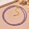 Bohemian Simple Design 2mm Stone Black Spinel Tiger Eye Lapis Faceted Beads Necklace for Men Women Wear Daily Jewelry - Image 4