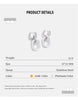 NiNice Stainless Steel Textured Geometric Drop Earrings Handmade Polished Temperament Jewelry Pvd Plating - Image 6